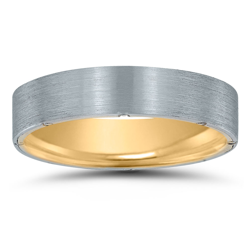 Inside-out wedding band by Novell.