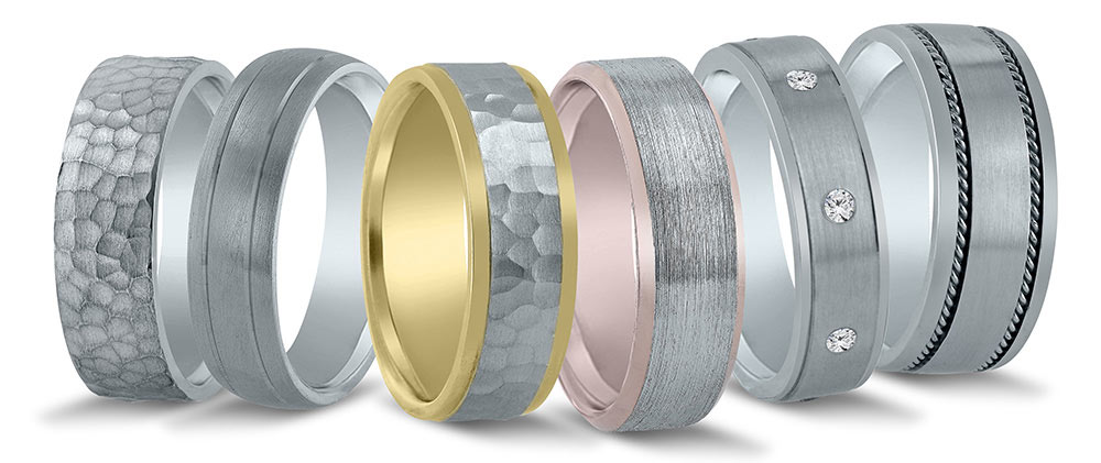 Wedding band events for Novell in 2020. American made wedding bands.