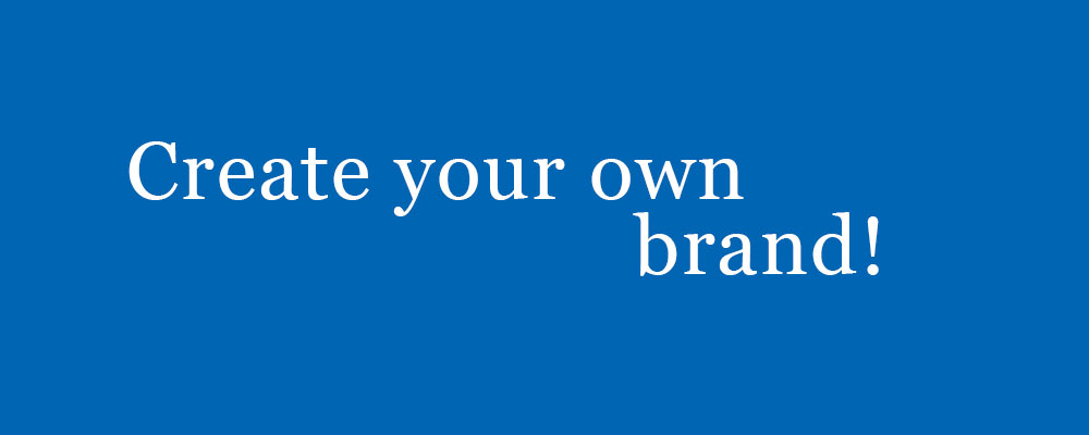 Create your brand - Novell manufacturing