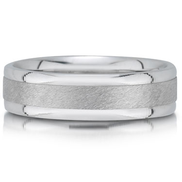 C4623/6GW is a hammered wedding band that is 6mm wide.