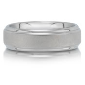 C7501/7G is a titanium wedding band that is 7mm wide.