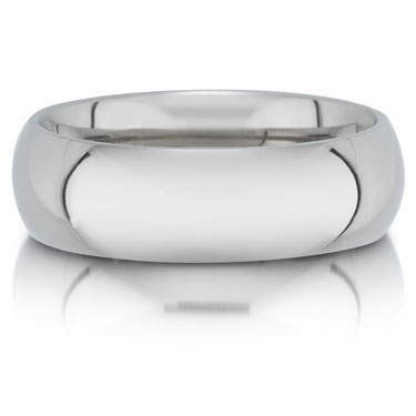 C7504/7G is a titanium wedding band that is 7mm wide.