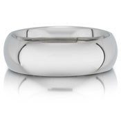 C7504/7G is a titanium wedding band that is 7mm wide.