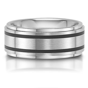 C7501/7G is a titanium wedding band that is 8mm wide.