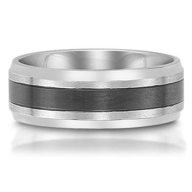 The C75700-7GSS is a stainless steel wedding band that is 7mm wide.