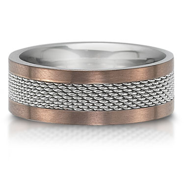 The C757028GSS is a stainless steel wedding band that is 8mm wide