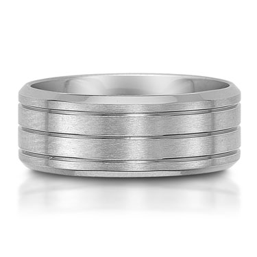 The C75704-9G is a titanium wedding band that is 9mm wide.