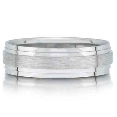 Platinum wedding band  C7922-5GP is a carved platinum wedding band that is 5mm wide.