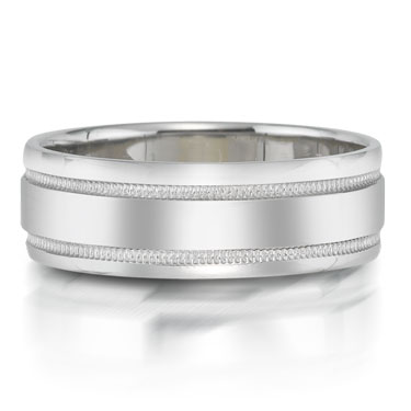 X2001/6GQP is a unique platinum-palladium combination wedding band that is 6mm wide.