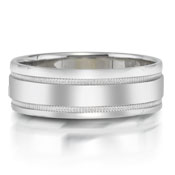 X2001/6GQP is a unique platinum-palladium combination wedding band that is 6mm wide.