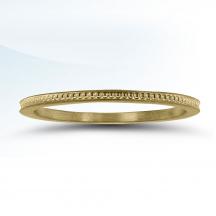 K19 - Yellow Gold Stackable Ring