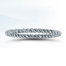 K27 - White Gold Stackable Ring