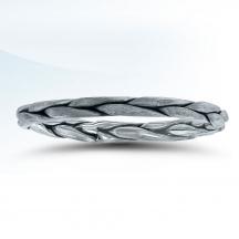 K28 - White Gold Stackable Ring