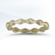 Ladies Stackable Ring with Diamonds
