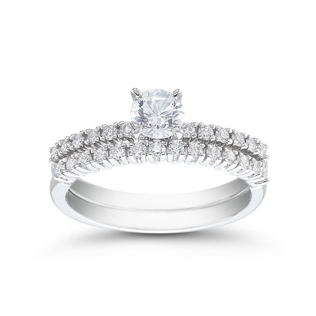 CLassic Novell Engagement ring Novell Wedding Bands