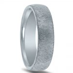 Wedding ring finish - stone with frost