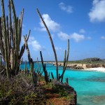 One of Bonaire's great honeymoon destinations - beach view.