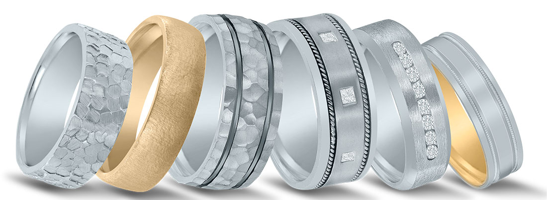 Winter Event Wedding Bands - See Novell at Diamonds Direct