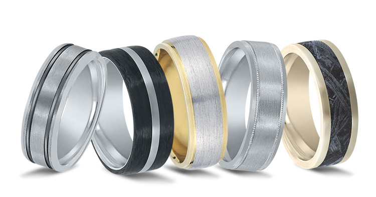 See these wedding bands at 2019"s lat bridal jewelry event.