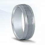 Carved wedding band by Novell.