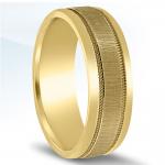 Men's Carved Wedding Band