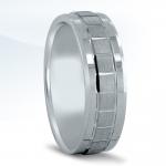 Men's Carved Wedding Band