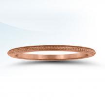 K18 - Rose Gold Stackable Ring