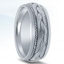 Hand Braided Wedding Band N03074