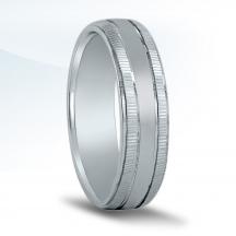 Men's Carved Wedding Band - N16529