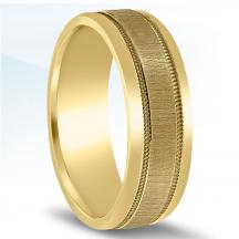 Men's Carved Wedding Band - N16565