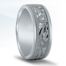 Engraved Men's Wedding Band N16600