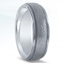 Men's Carved Wedding Band - N16635