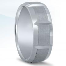 Men's Carved Wedding Band N16656