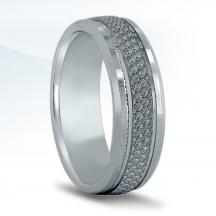 Men's Carved Wedding Band - N16673