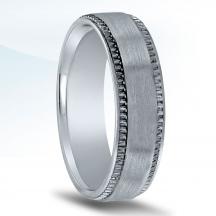 Men's Carved Wedding Band N16709