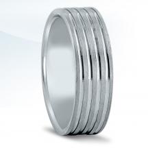 Men's Carved Wedding Band N16938