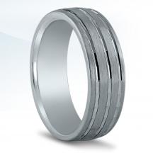 Men's Carved Wedding Band N16957