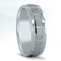 Men's Carved Wedding Band N16985