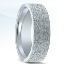 N17225 Wedding Band with Organic Finish