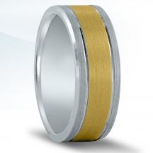 Men's Two-tone Wedding Band NT16546