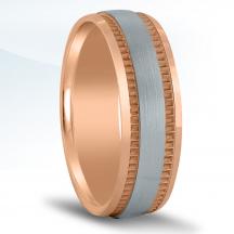 Men's Two-tone Wedding Band NT16677