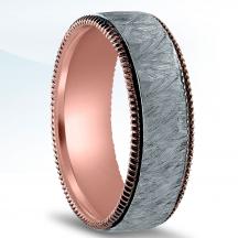 Men's Two-Tone Wedding Band - NT17087