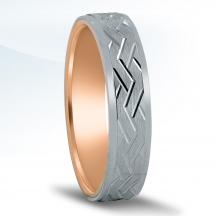 Men's Carved Wedding Band - XNT17040