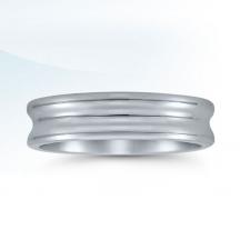 Men's Concave Wedding Band