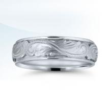 Engraved Men's Wedding Band - N03026