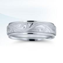 Engraved Men's Wedding Band - N03038