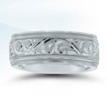 Engraved Men's Wedding Band - N16601