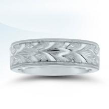 Engraved Men's Wedding Band - N16605