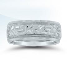 Engraved Men's Wedding Band - N16606