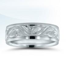 Engraved Men's Wedding Band - N16613